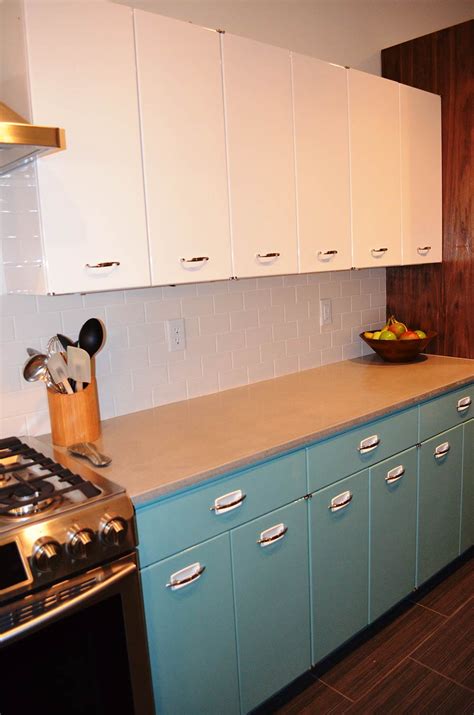 custom retro steel cabinets|retro metal kitchen cabinets.